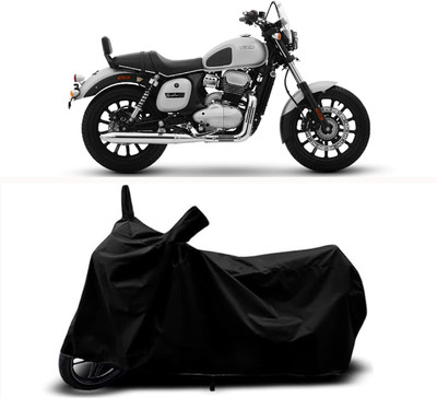 RABABLI Waterproof Two Wheeler Cover for Yezdi(Roadster, Black)