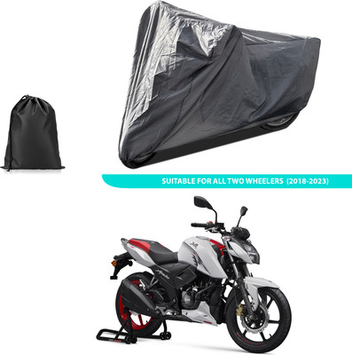 PAGORA Two Wheeler Cover for TVS(Apache RTR 160, Grey)