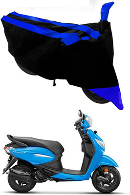 MMSSTAR Waterproof Two Wheeler Cover for Hero(Pleasure+ 110, Blue, Black)