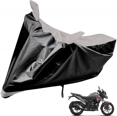 Auto Hub Two Wheeler Cover for Honda(X-Blade, Silver)