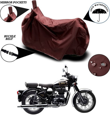 AASHTIK MART Two Wheeler Cover for Royal Enfield(Classic 500, Maroon)