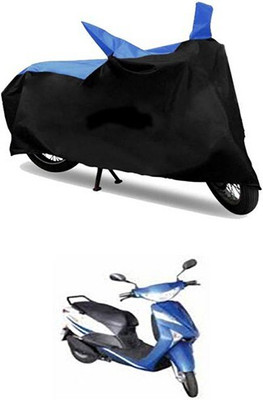 Mdstar Waterproof Two Wheeler Cover for Indus(Yo Xplor, Blue, Black)