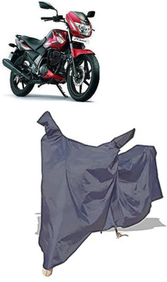 Amexride Two Wheeler Cover for TVS(Flame, Grey)