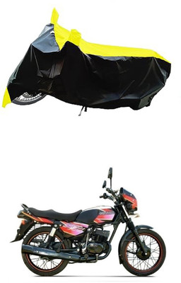 VESMEI Two Wheeler Cover for TVS(Samurai, Yellow)