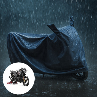 PAGORA Waterproof Two Wheeler Cover for TVS(Apache 150, Black)