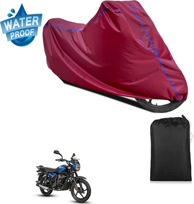 GOSHIV-car and bike accessories Waterproof Two Wheeler Cover for Bajaj(Maroon)