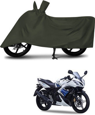 DeepShakshi AUTOMOTIVE Waterproof Two Wheeler Cover for Yamaha(YZF R15 S, Green)
