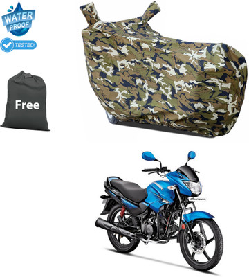 CODOKI Waterproof Two Wheeler Cover for Hero(Glamour Programmed FI BS6, Yellow)