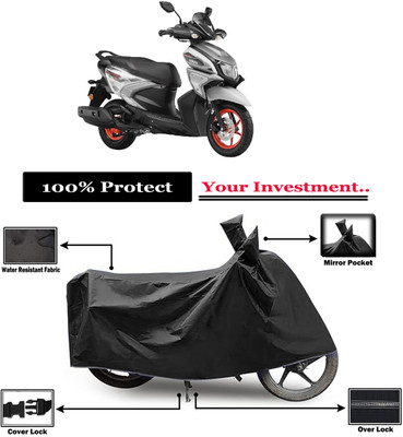 Amexride Two Wheeler Cover for Yamaha(RayZR 125 BS6, Black)
