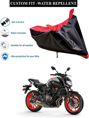 CODOKI Waterproof Two Wheeler Cover for Yamaha(MT 07, Red)