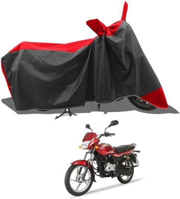 KEDIT Two Wheeler Cover for Bajaj(Platina 125, Red)