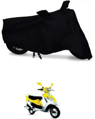 DeepShakshi AUTOMOTIVE Waterproof Two Wheeler Cover for TVS(Scooty Pep Plus BS6, Black)