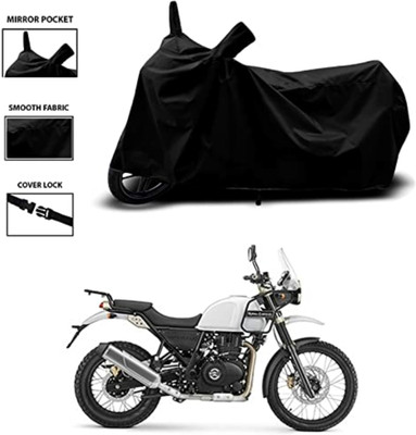DeepShakshi AUTOMOTIVE Waterproof Two Wheeler Cover for Royal Enfield(Black)