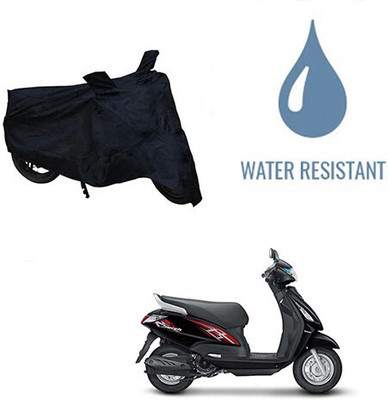 DeepShakshi AUTOMOTIVE Waterproof Two Wheeler Cover for Suzuki(Swish, Black)