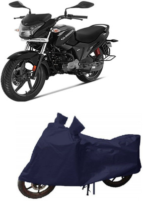 MMSSTAR Waterproof Two Wheeler Cover for Hero(Glamour BS6, Blue)