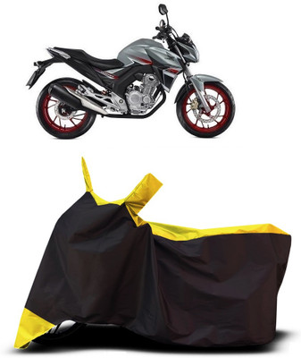 VESMEI Two Wheeler Cover for Honda(CB Twister, Yellow)
