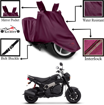 KEDIT Two Wheeler Cover for Honda(Navi, Maroon)