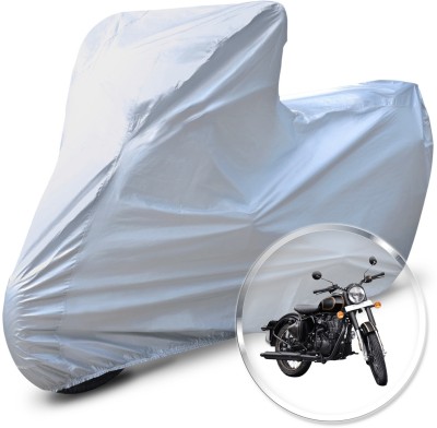 Neodrift Two Wheeler Cover for Royal Enfield(Classic 500, Silver)