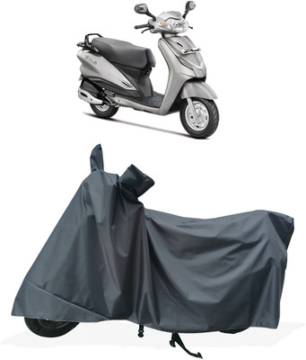 Tricway Two Wheeler Cover for Hero(Duet VX 110CC, Grey)