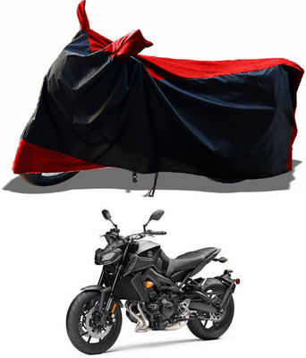 DeepShakshi AUTOMOTIVE Waterproof Two Wheeler Cover for Yamaha(MT 9, Red)