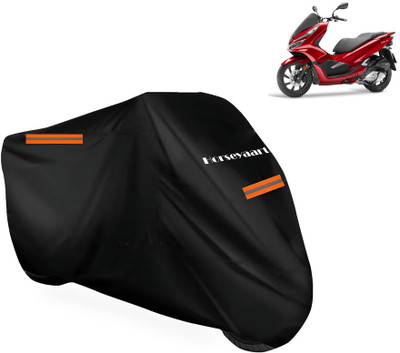 Horseyaart Waterproof Two Wheeler Cover for Honda(PCX 125 BS6, Black)