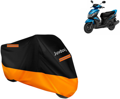 Juvdoxj Waterproof Two Wheeler Cover for Yamaha(Ray Z, Orange)