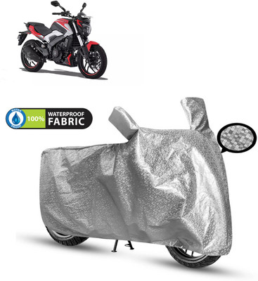 CODOKI Waterproof Two Wheeler Cover for Bajaj(Dominar 250, Silver)