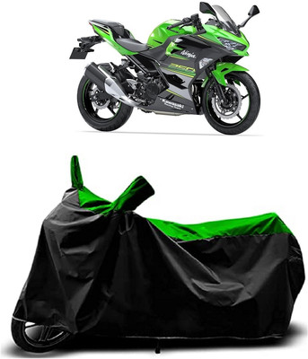VESMEI Two Wheeler Cover for Kawasaki(Ninja 300 BS6, Green)