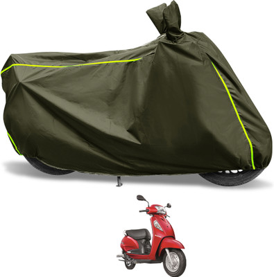 Euro Care Waterproof Two Wheeler Cover for Suzuki(Access SE, Green)
