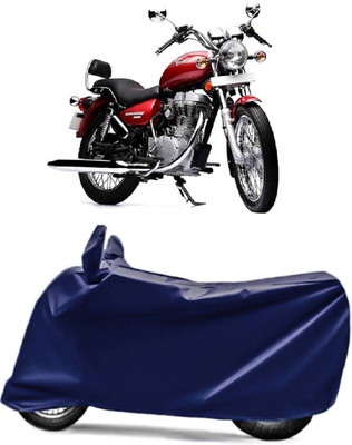 Swarish Two Wheeler Cover for Royal Enfield(Twin spark, Blue)