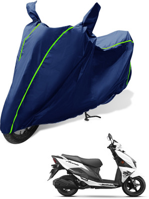Auto Hub Waterproof Two Wheeler Cover for Suzuki(Avenis 125, Blue)