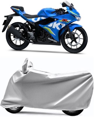 V VINTON Two Wheeler Cover for Suzuki(GSX R150, Grey)