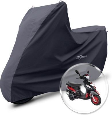 Neodrift Two Wheeler Cover for Mahindra(Rodeo, Grey, Black)