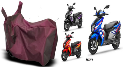 Mdstar Two Wheeler Cover for Universal For Bike(Maroon)