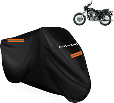 Horseyaart Waterproof Two Wheeler Cover for Royal Enfield(Electra 4S, Black)