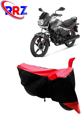 RRZ Waterproof Two Wheeler Cover for Hero(Passion Pro i3S, Black, Red)