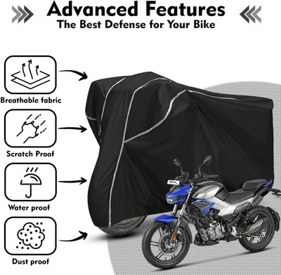 AutoGalaxy Waterproof Two Wheeler Cover for Hero(Xtreme, Black, White)