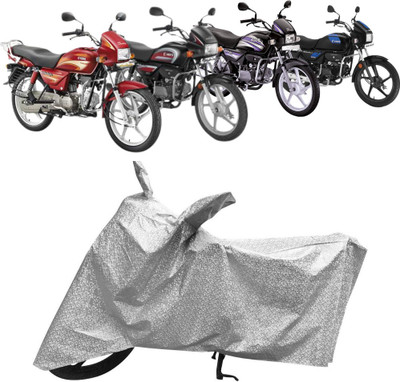 AUTOCAD Waterproof Two Wheeler Cover for Hero(Splendor, Silver)