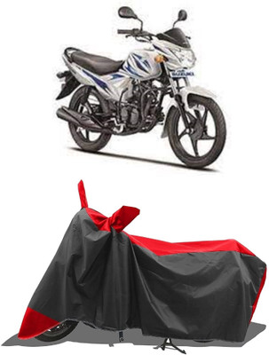 SPECTUS Two Wheeler Cover for Suzuki(Hayate EP, Red)