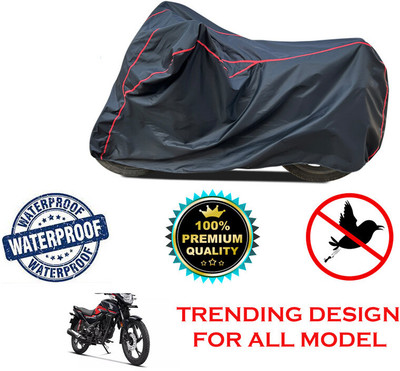 THE REAL ARV Waterproof Two Wheeler Cover for Honda(SP125, Black)