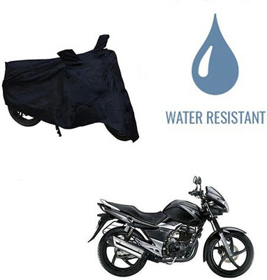 DeepShakshi AUTOMOTIVE Waterproof Two Wheeler Cover for Suzuki(GS 150R, Black)