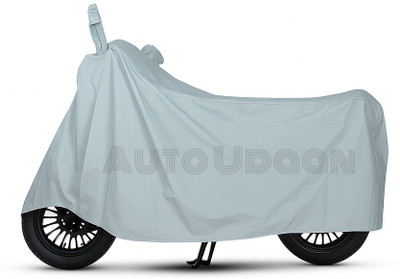 Auto Udaan Waterproof Two Wheeler Cover for TVS(Apache RTR 180, Grey)