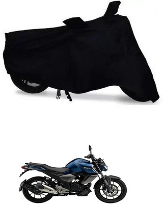 THE REAL ARV Waterproof Two Wheeler Cover for Yamaha(FZ S V3.0 FI, Black)