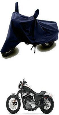 THE REAL ARV Waterproof Two Wheeler Cover for Harley Davidson(Blue)