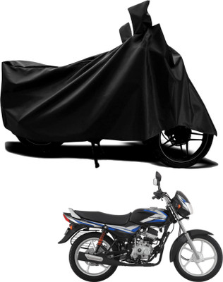 KEDIT Two Wheeler Cover for Bajaj(CT100, Black)