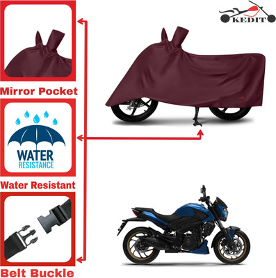 AASHTIK MART Two Wheeler Cover for Bajaj(Dominar 400 BS6, Maroon)
