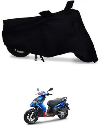 THE REAL ARV Waterproof Two Wheeler Cover for Aprilia(SR 125, Black)