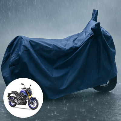PAGORA Waterproof Two Wheeler Cover for Yamaha(MT 15, Blue, Blue)