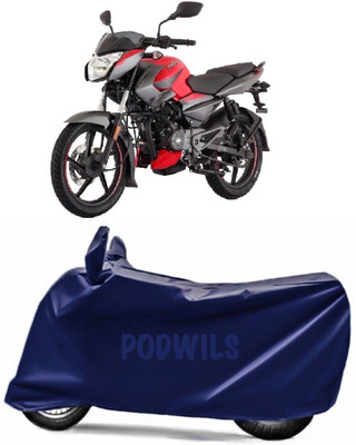 PODWILS Two Wheeler Cover for Bajaj(Pulsar 135 LS DTS-i, Blue)