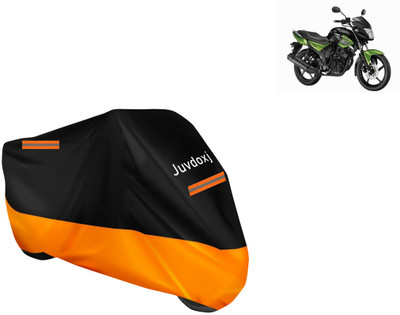 Juvdoxj Waterproof Two Wheeler Cover for Yamaha(SZ RR V2.0 BS6, Orange)